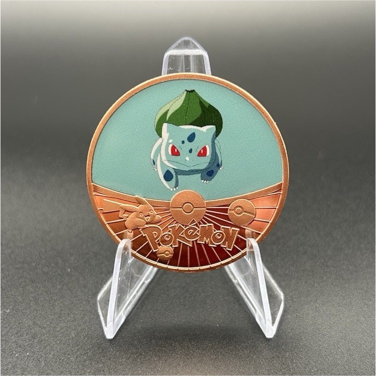 Pokémon Bulbasaur Poké Ball 1oz Copper Coin .999
