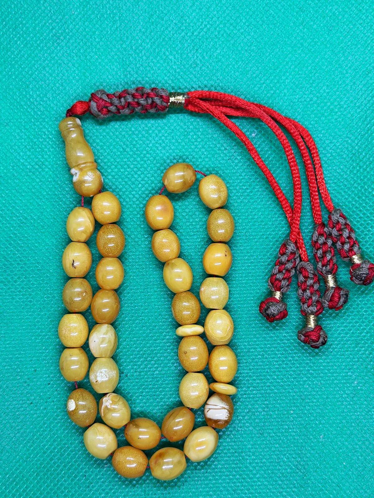 Vintage Polish natural Amber Tasbih 