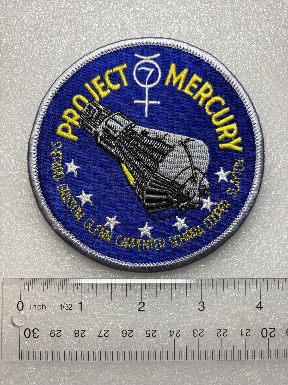 NASA Project Mercury mission patch