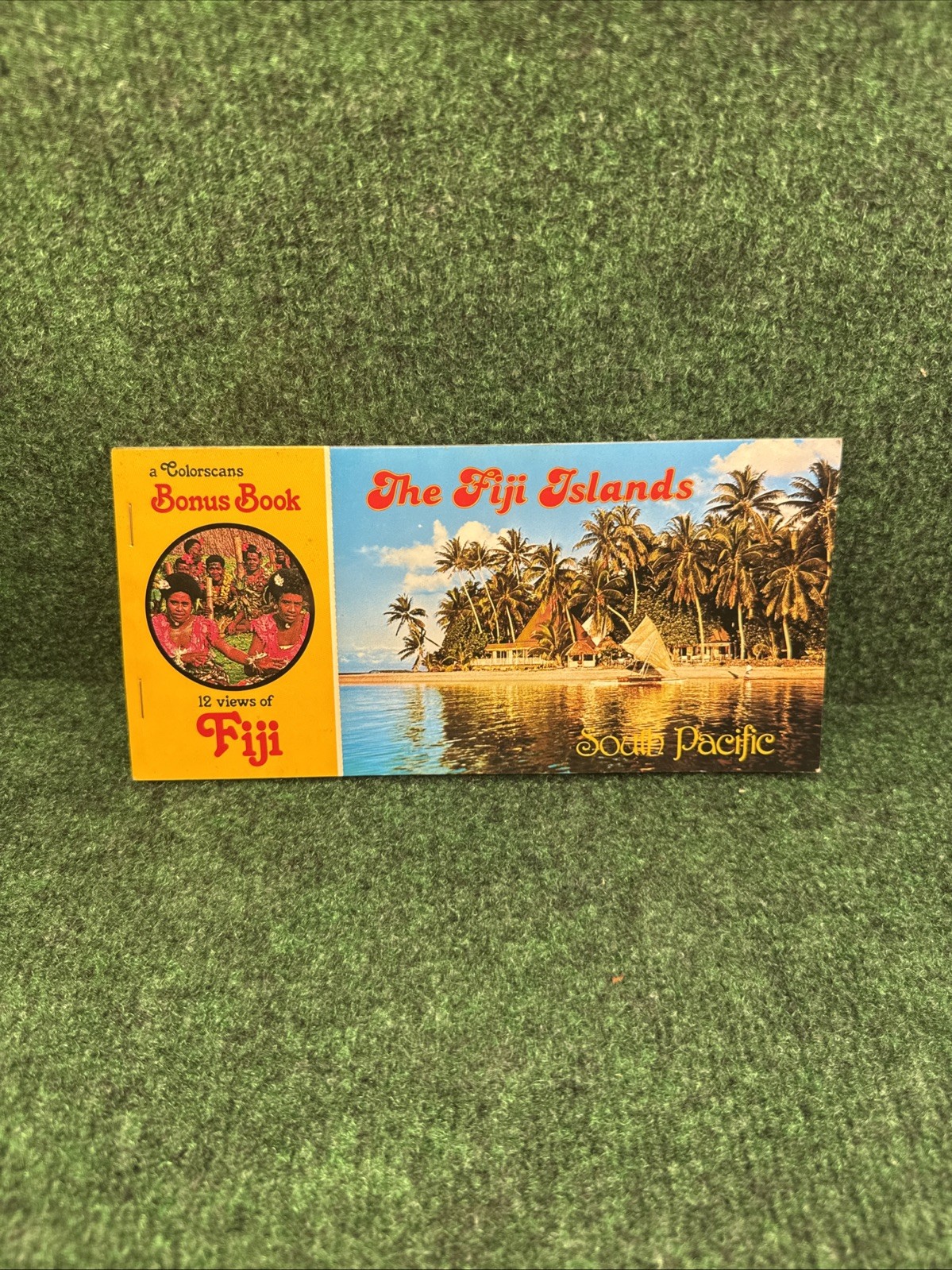 VTG Figi Islands Postcard Book 12 Views Of Figi A3