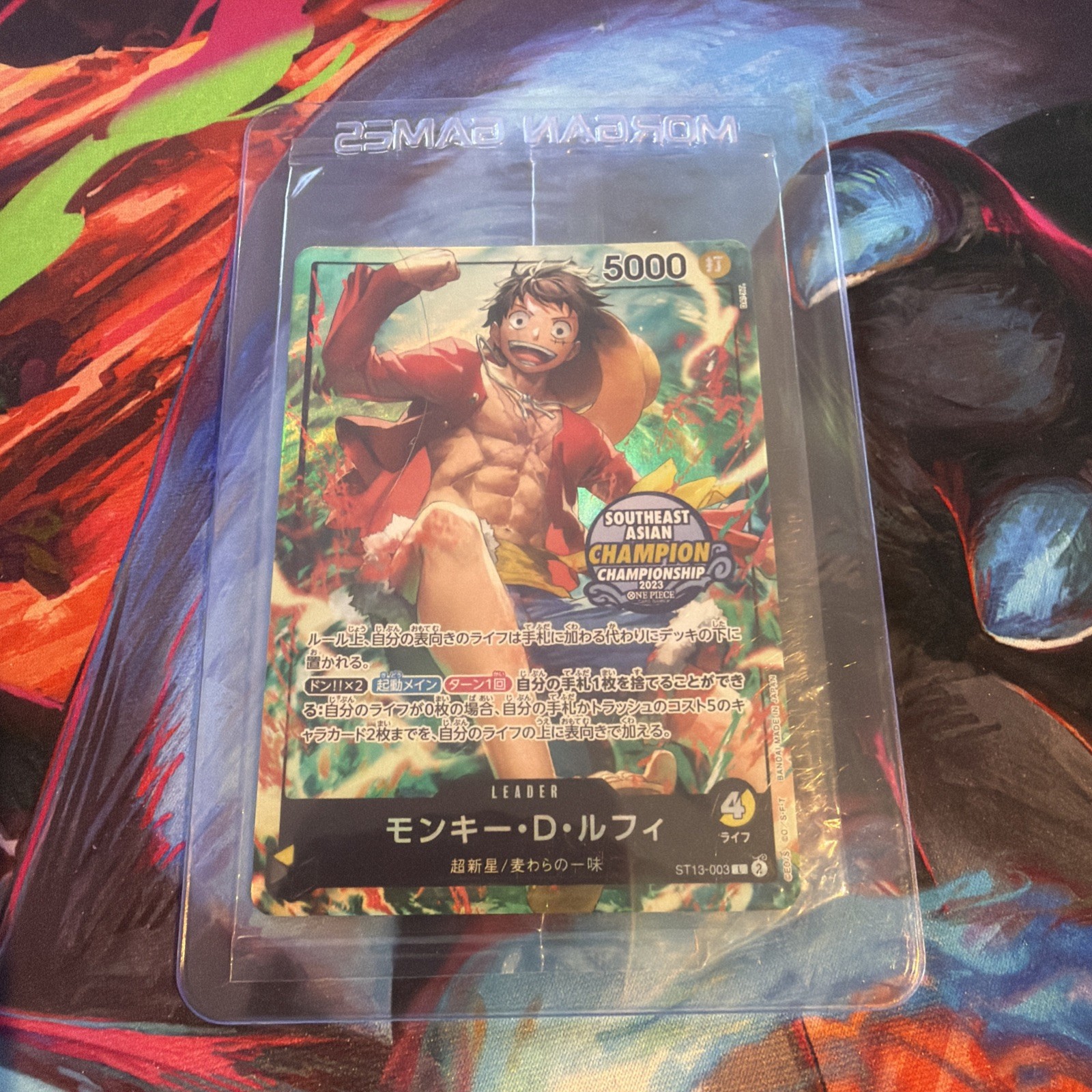 MONKEY D. LUFFY ST13-003 L Southeast Asia Champion Championship 2023 EXCLUSIVE P
