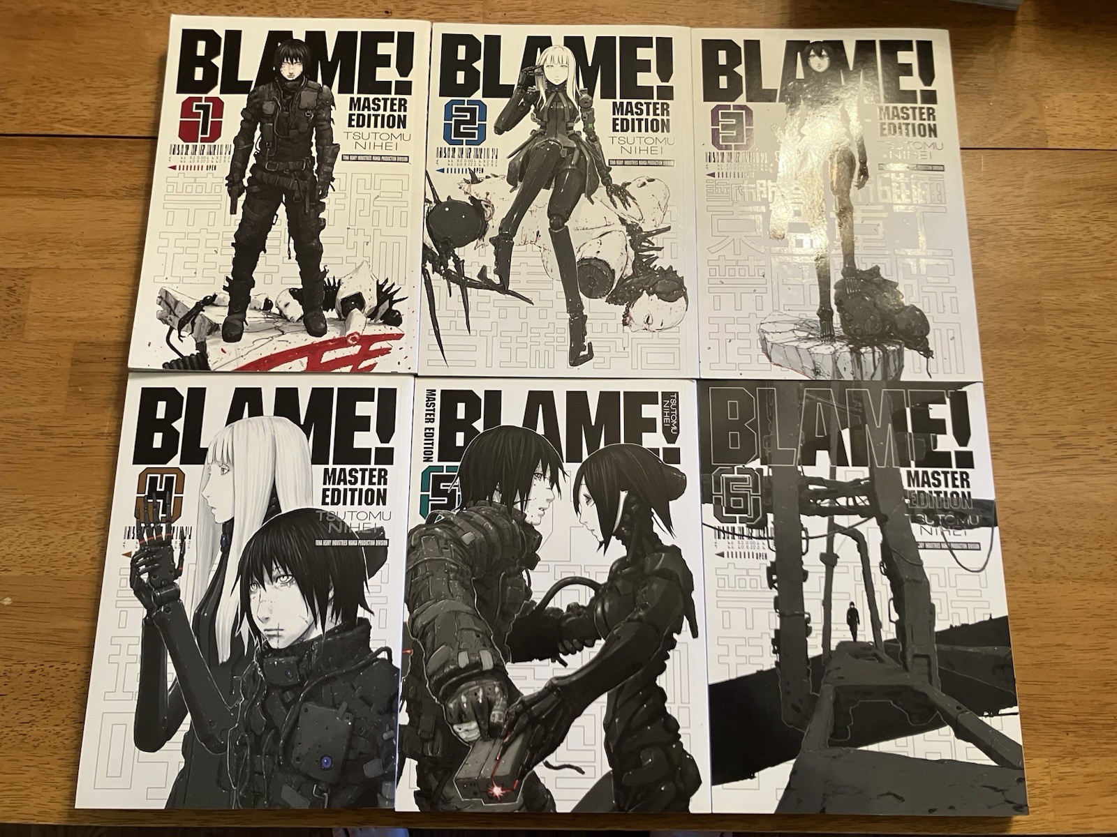 Blame Master Edition Manga Volumes 1-6 by Tsutomu Nihei Complete Set English
