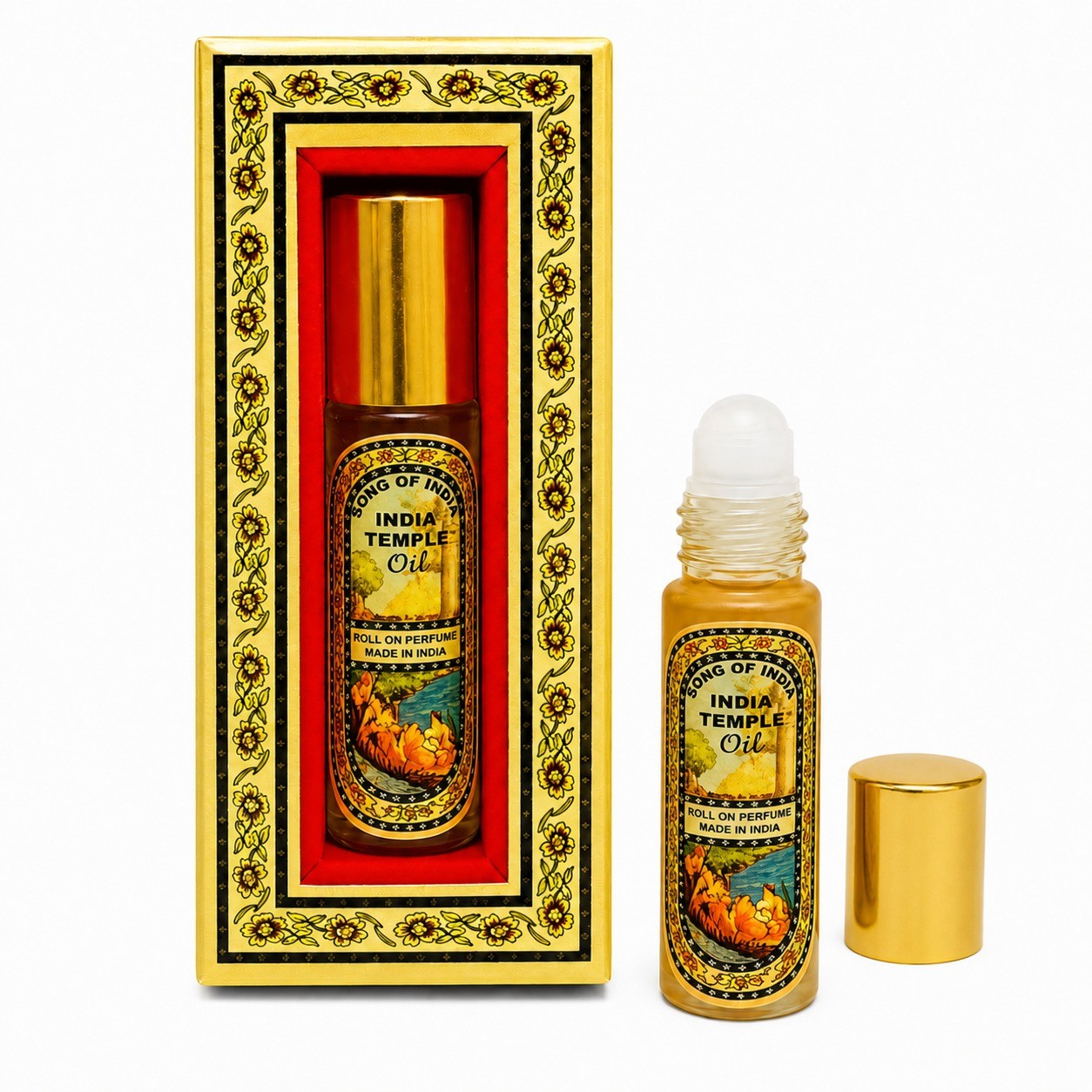 Song of India India Temple Roll On Perfume Oil - 8 ml Bottle Song of India India Temple Roll On Perfume Oil - 8 ml Bottle
