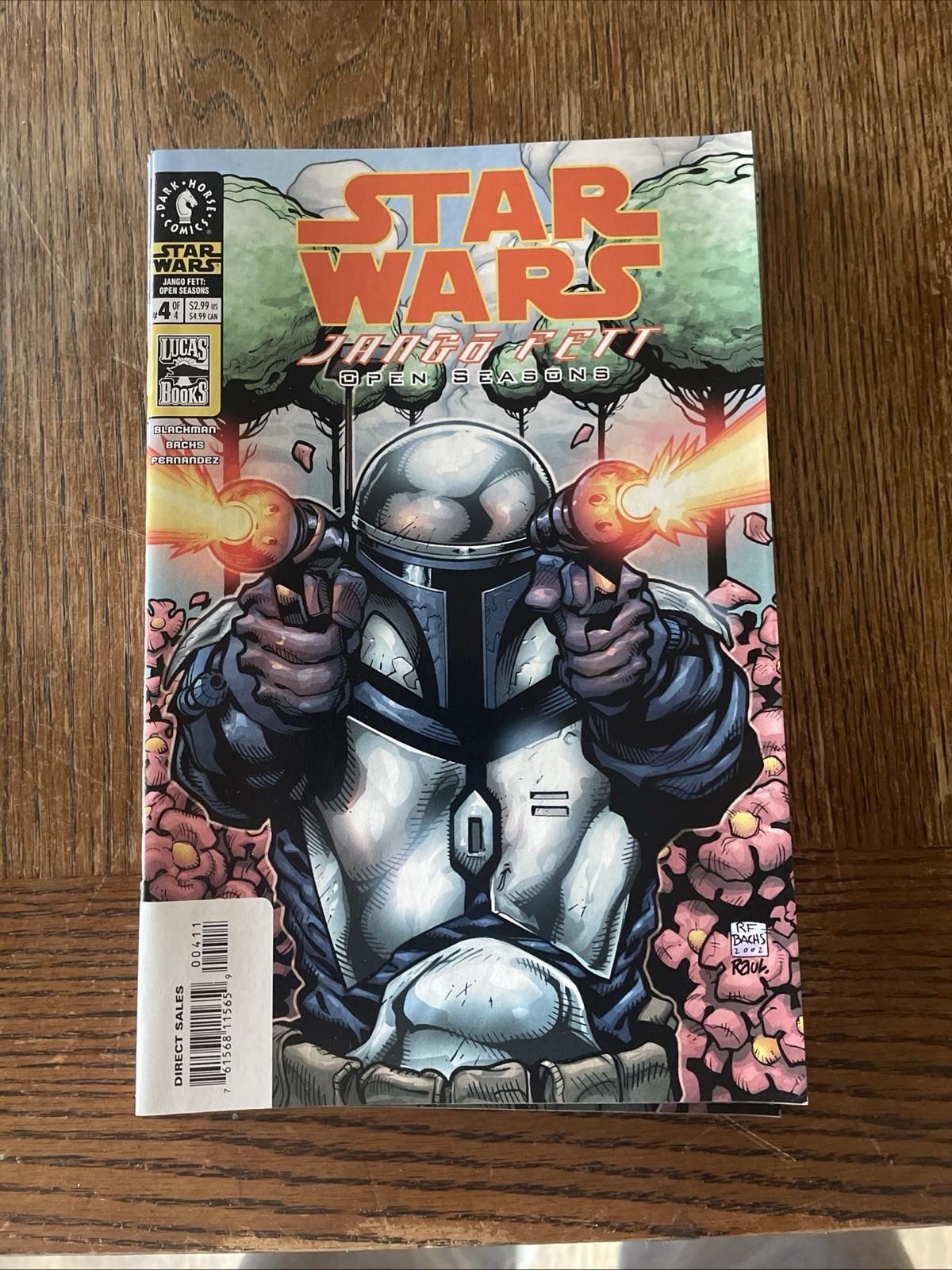 Dark Horse Comics Star Wars Jango Fett Open Season #4 NM Q Dark Horse Comics Star Wars Jango Fett Open Season #4 NM Q