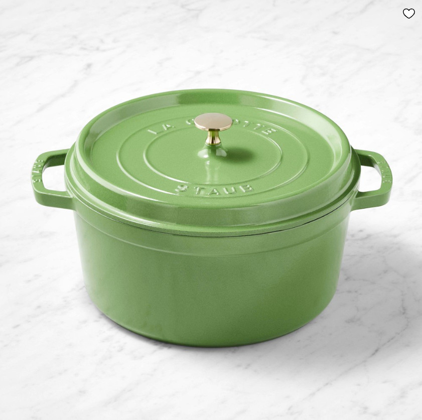 Staub Enameled Cast Iron Round Dutch Oven, 7-Qt.