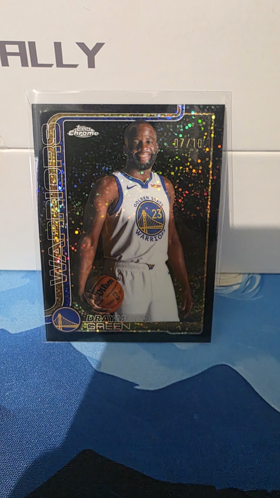 2025-26 Topps Chrome Update Draymond Green Variation Black Speckle /10 SSP 07/10