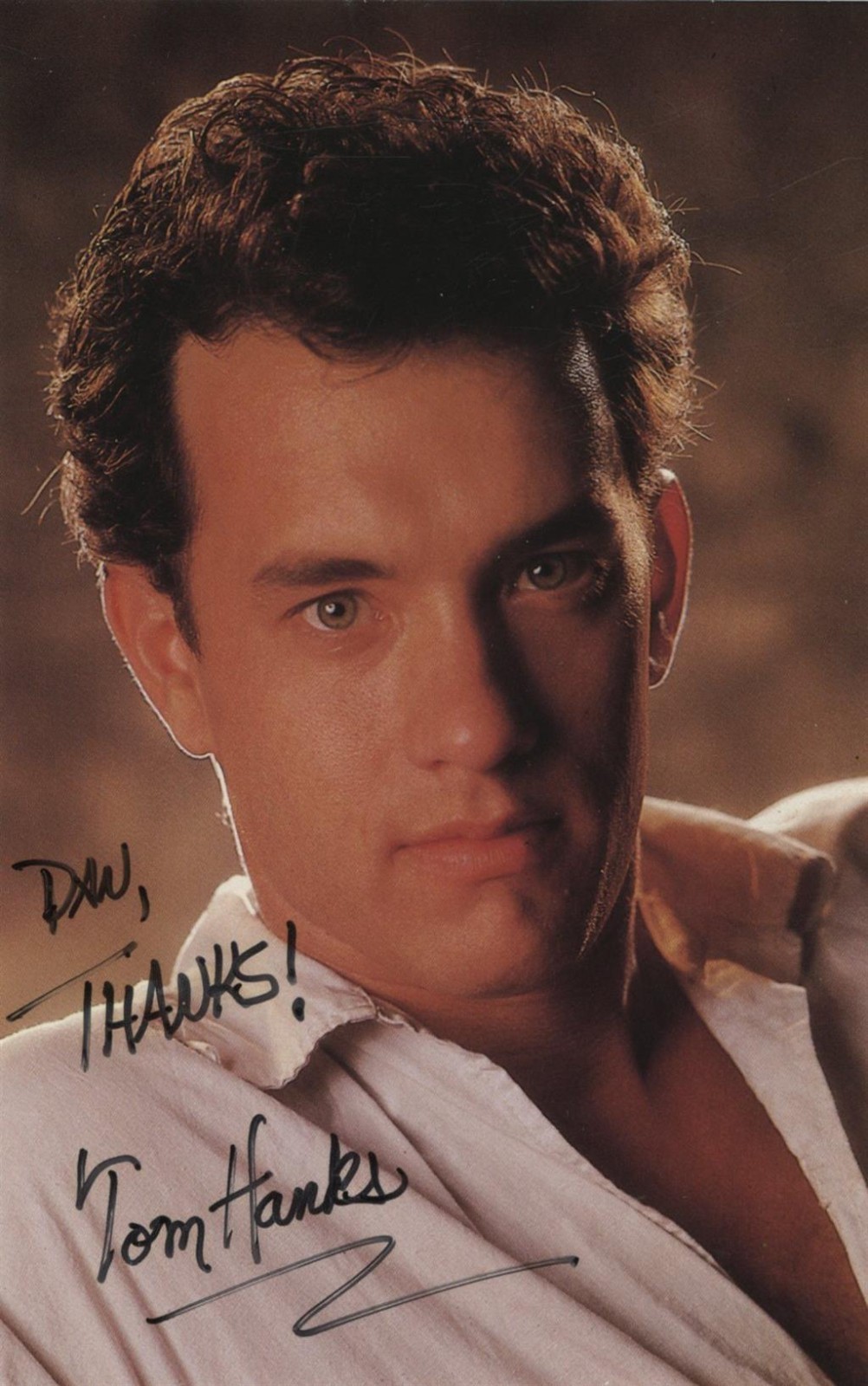 Tom Hanks- Signed Picture Postcard Tom Hanks- Signed Picture Postcard