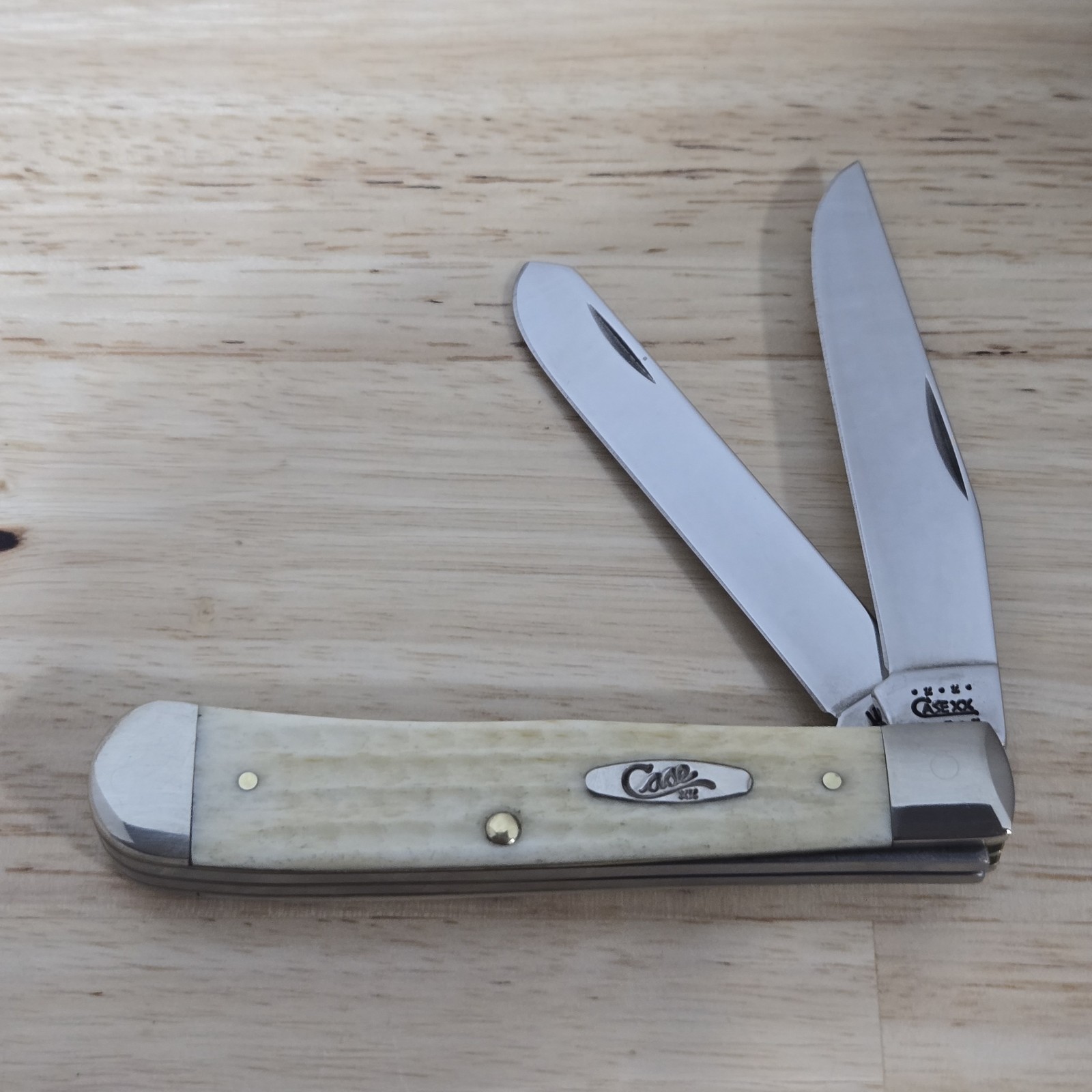 2000 Case XX 6254 SS Natural Bone Trapper NEW/NO BOX