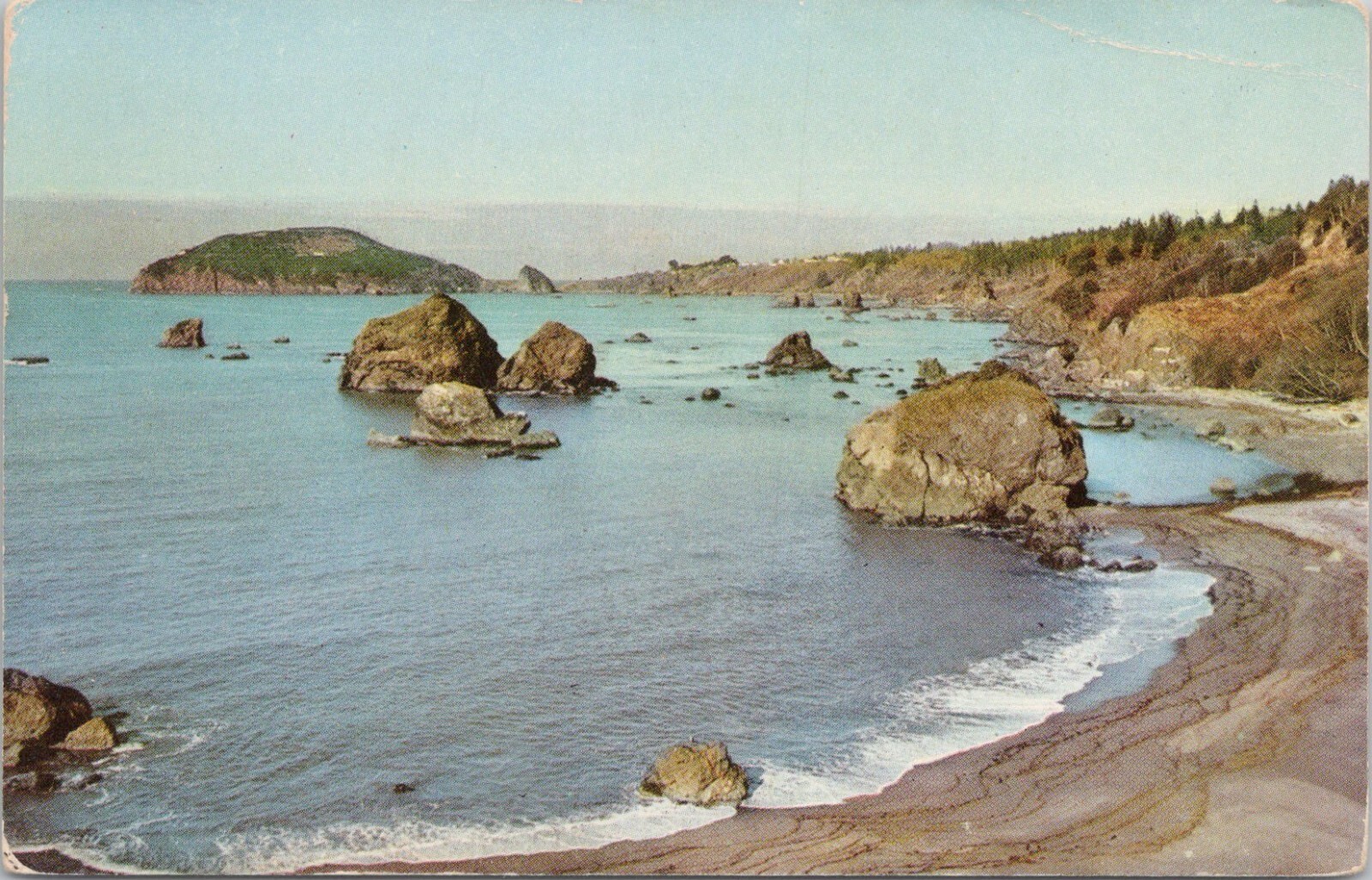 Photo PC * San Rafael California - Coastline View Kodachrome 1950s