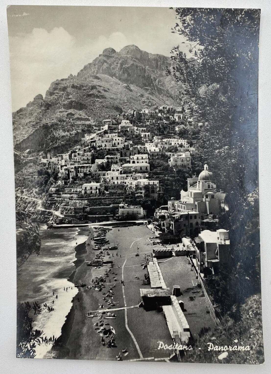 Postcard Italy Positano Panorama RPPC Unused