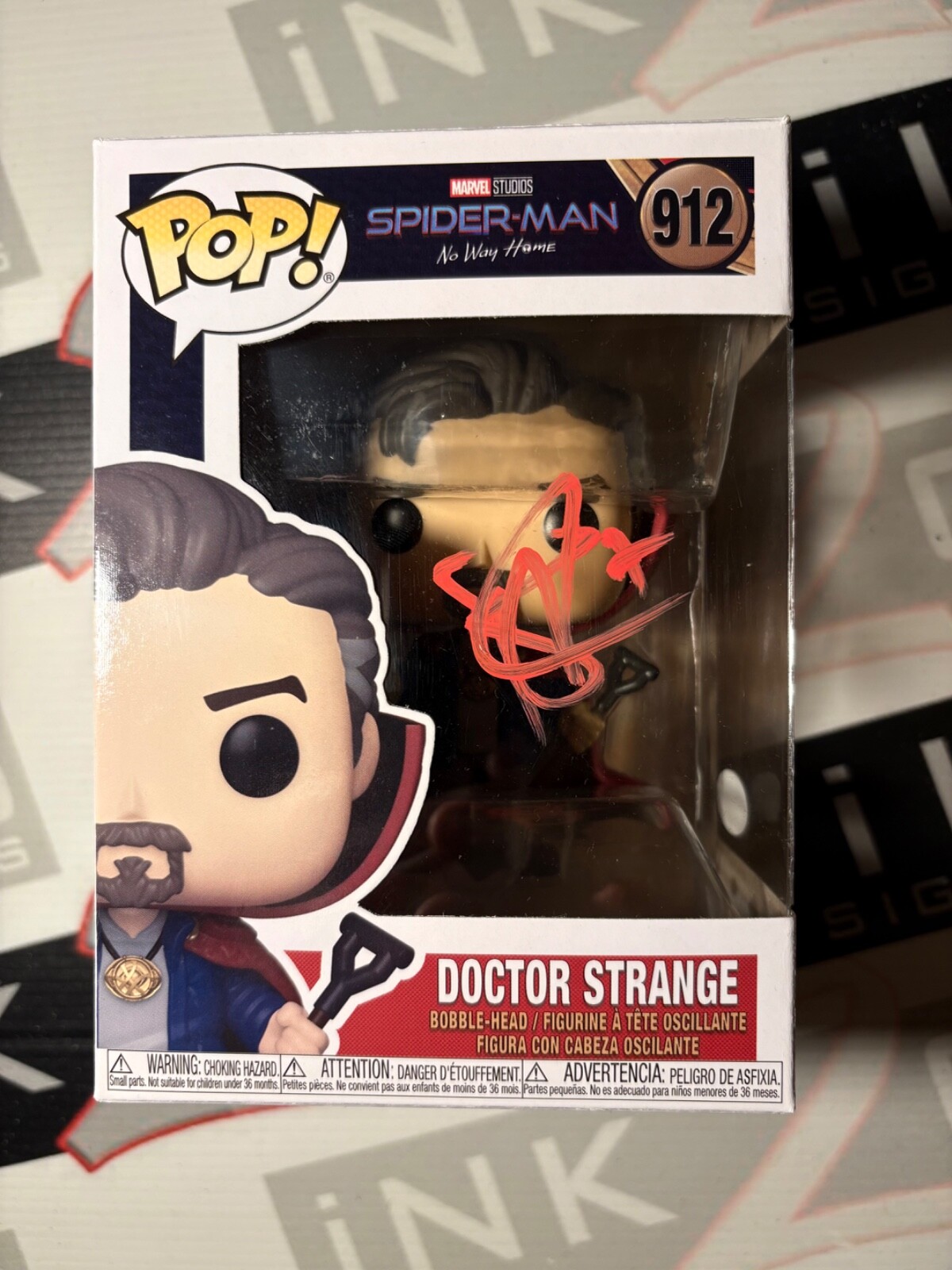 Benedict Cumberbatch Signed Doctor Strange Funko Pop Autograph ACOA - Marvel Benedict Cumberbatch Signed Doctor Strange Funko Pop Autograph ACOA - Marvel