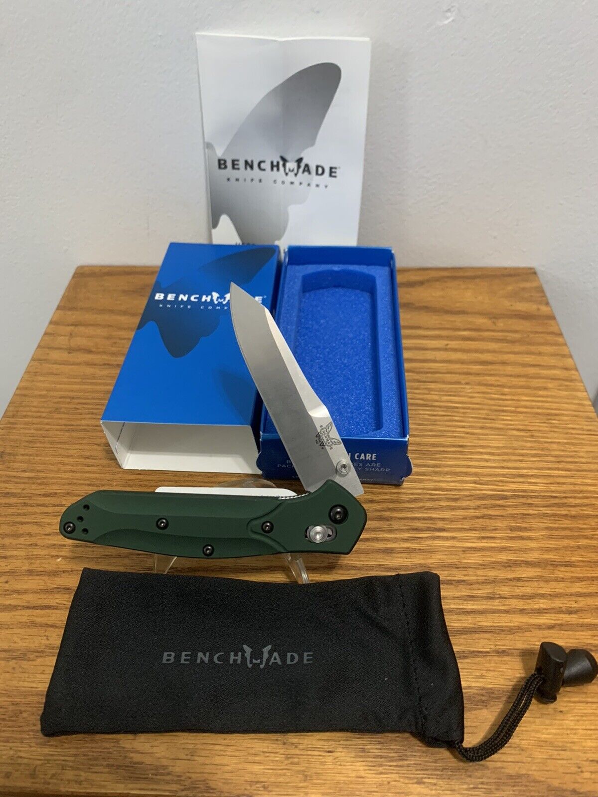 Benchmade 940 Osborne Axis New in Box Aluminum Handle Never Used Or Carried
