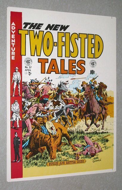 1970\'s Two-Fisted Tales 37 Poster: Rare Vintage EC comic book cover art pin-up