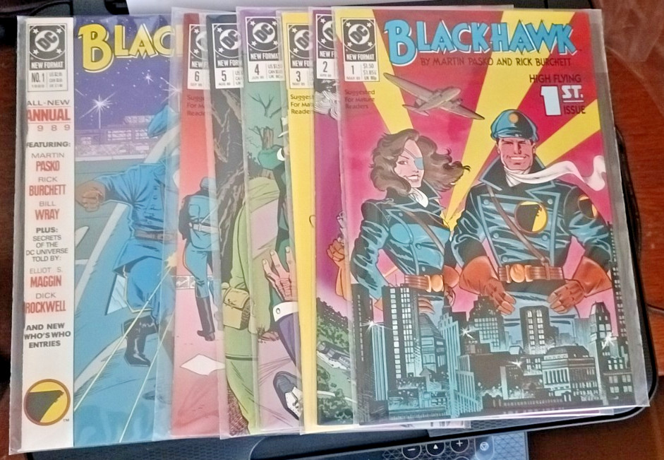 Blackhawk #1-6 Annual #1 DC Comics 7 Issue Lot Run 1989 VF