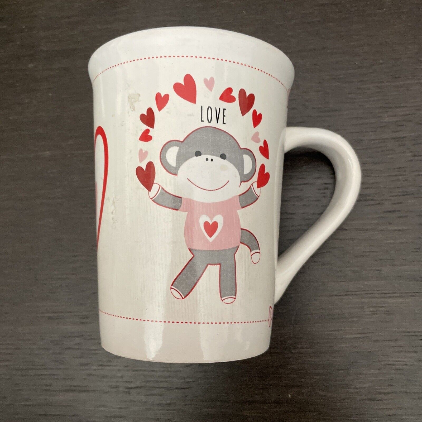 Monkey Love Heart 12 oz Coffee Mug Tea Cup Royal Norfolk
