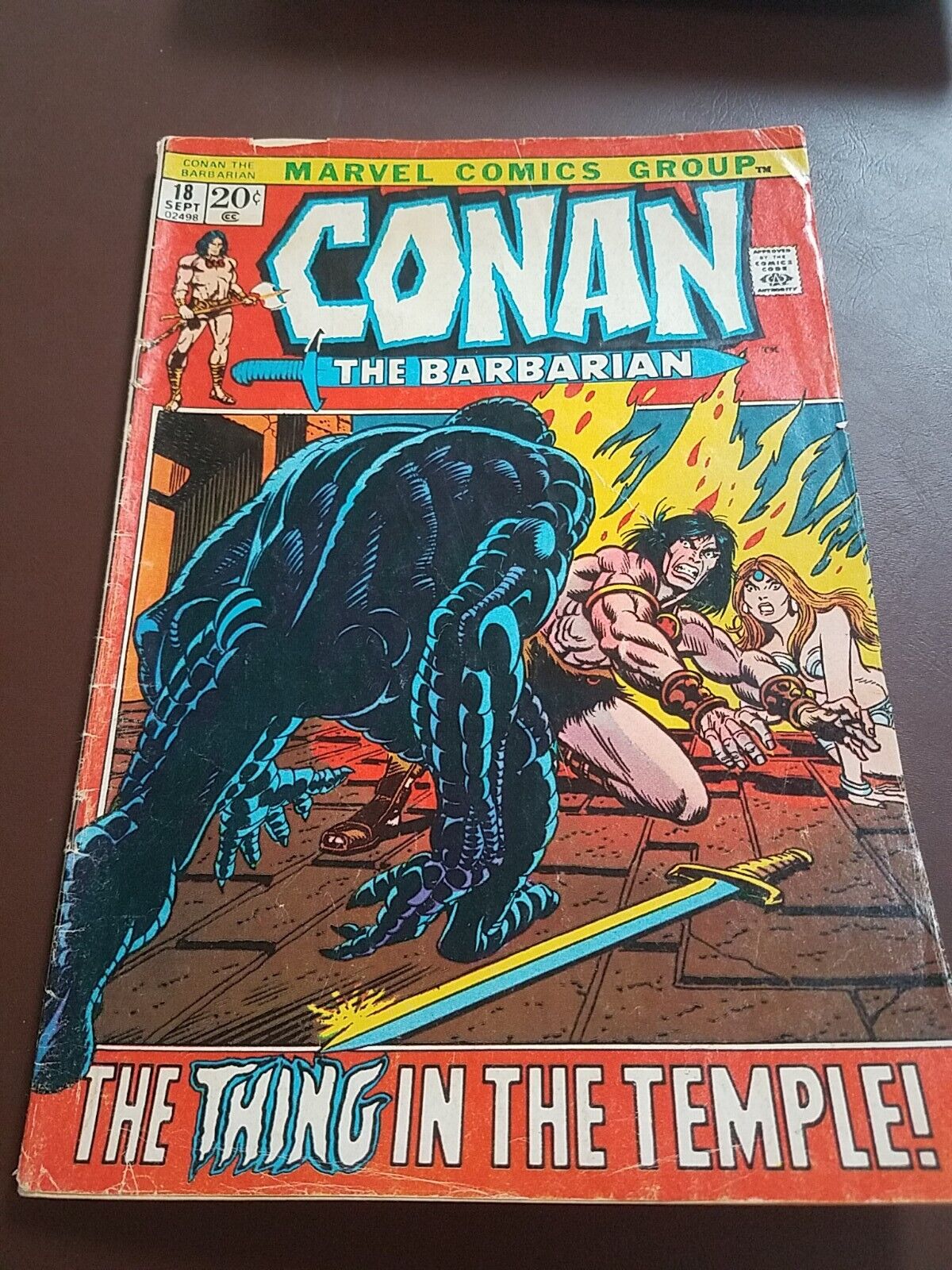 CONAN the BARBARIAN #18 (VG-) 1972 \