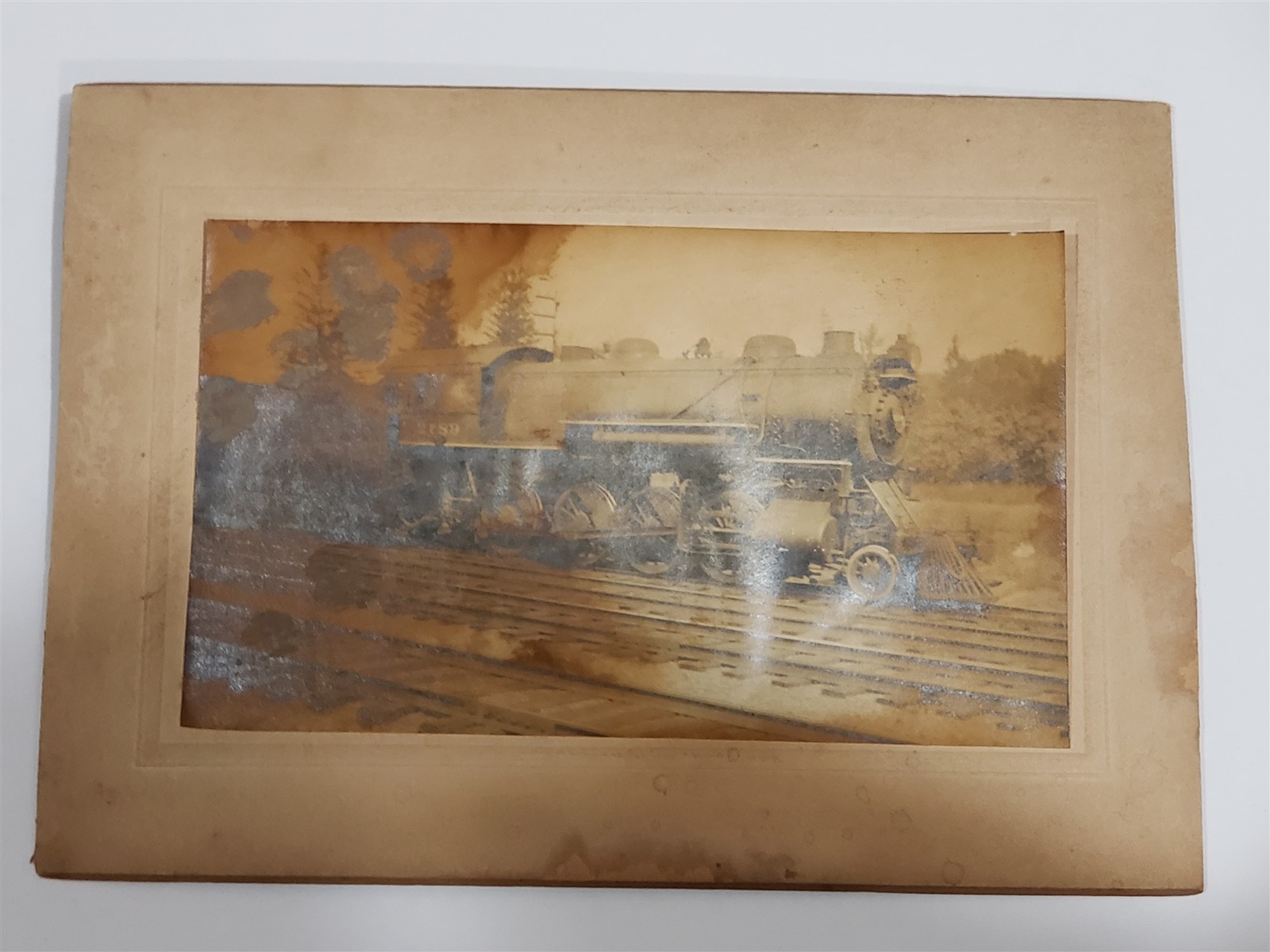 antique NEW YORK CENTRAL LINES steam engine #2789 PHOTOGRAPH 