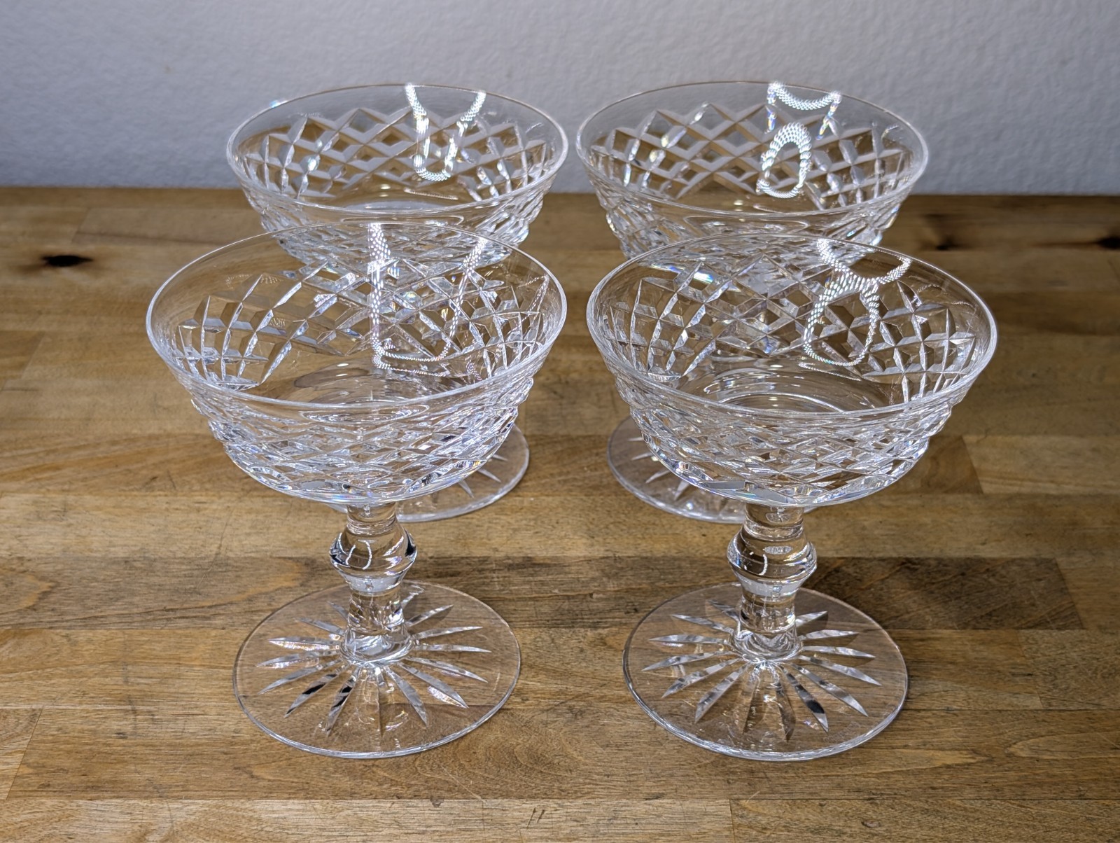 Waterford Crystal Adare  Champagne/Sherbet Glass 763806 Lot of 4