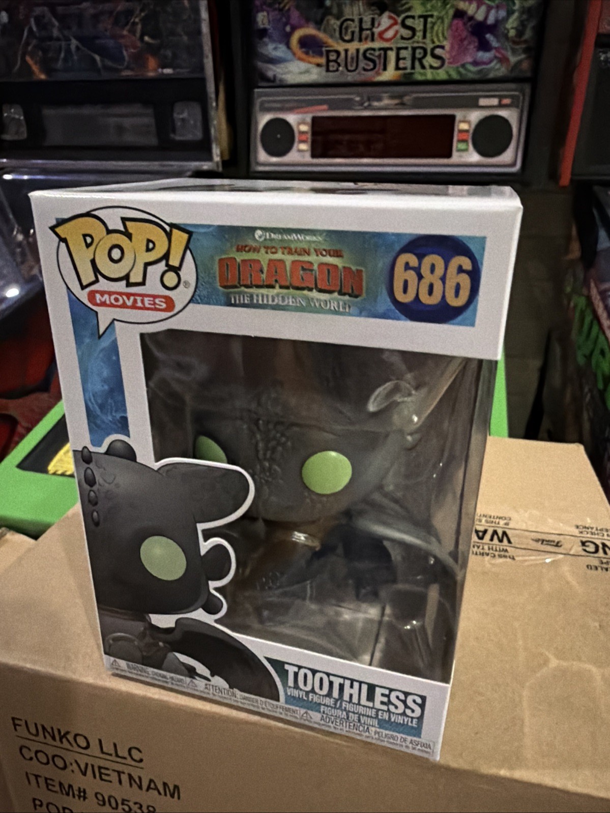Funko Pop Vinyl: How to Train Your Dragon - Toothless #686