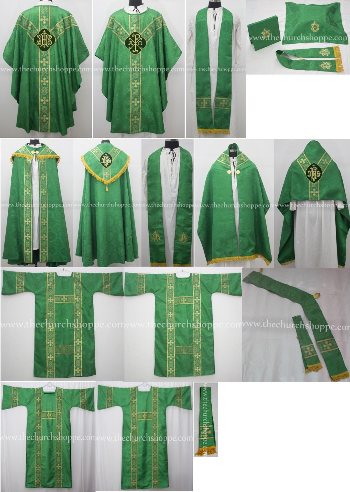 Gothic Green  Solemn High Mass Set