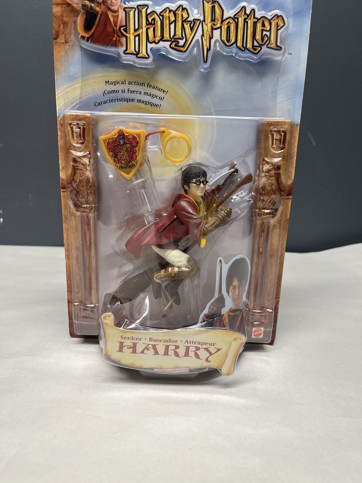 NEW - Harry Potter Seeker 2002 Mattel Magical Action Figure 56187 