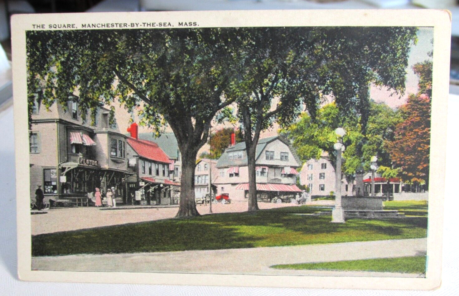 1915-30 MANCHESTER BY THE SEA Massachusetts Ma. Postcard Of The Square unposted