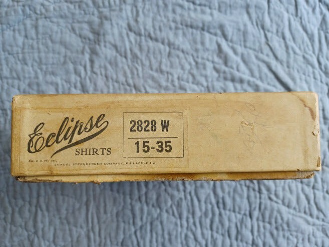 Vtg Early 1900s Antique Men\'s Shirt Box, Samuel Sternberger Co, Philadelphia Pa