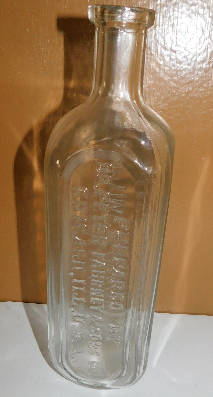 Vintage Apothecary Medicine Glass Bottle Dr. Peter Fahrney & Sons Co. Chicago Vintage Apothecary Medicine Glass Bottle Dr. Peter Fahrney & Sons Co. Chicago
