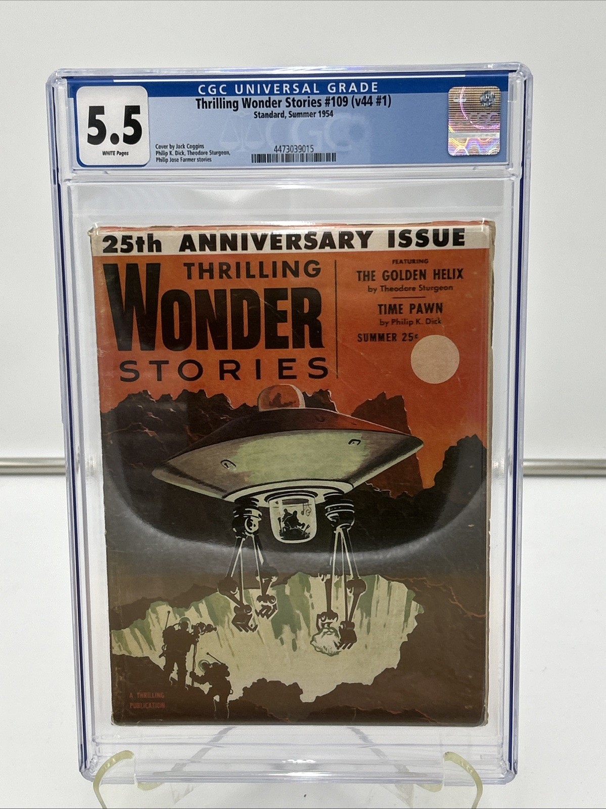 Thrilling Wonder Stories #109 Summer 1954 Pulp Sci-Fi Magazine Comics CGC 5.5 Thrilling Wonder Stories #109 Summer 1954 Pulp Sci-Fi Magazine Comics CGC 5.5