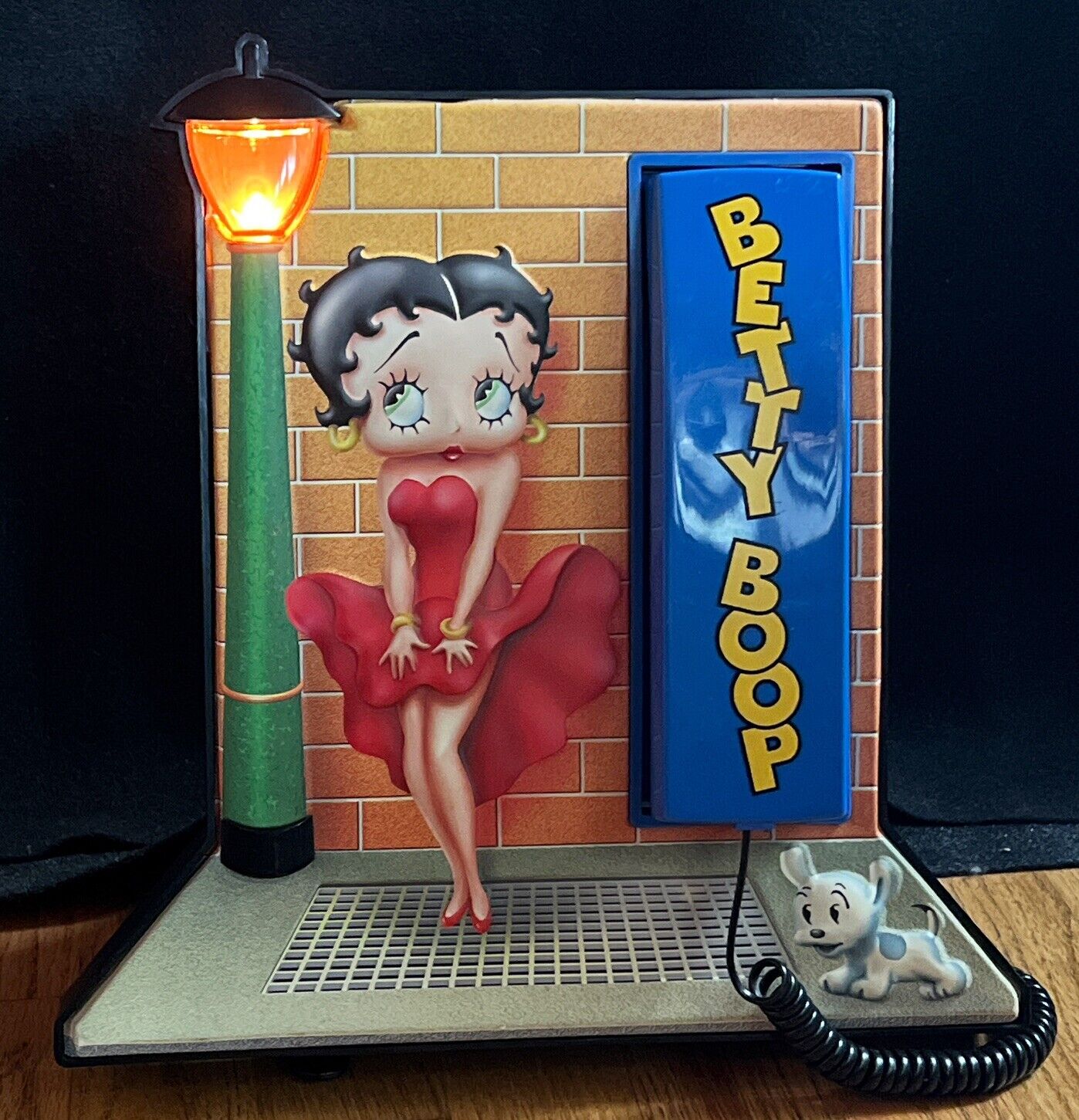 Vintage BETTY BOOP Marilyn Monroe Pose Street Lamp Phone