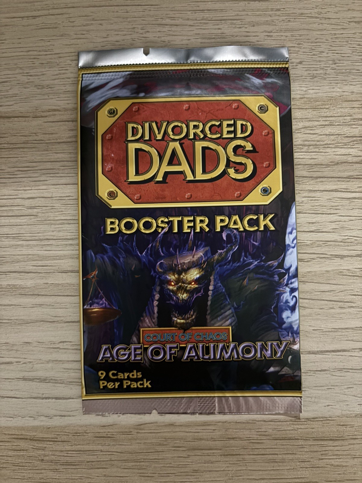 DIVORCED DADS Age Of Alimony BOOSTER PACK SEALED W/ Random Holo Card, brand new