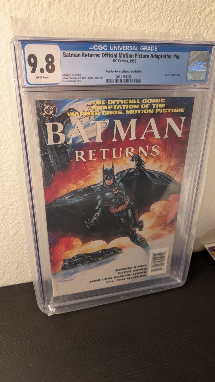 Batman Returns Official Motion Picture Adaptation CGC 9.8 Newsstand - RARE HTF