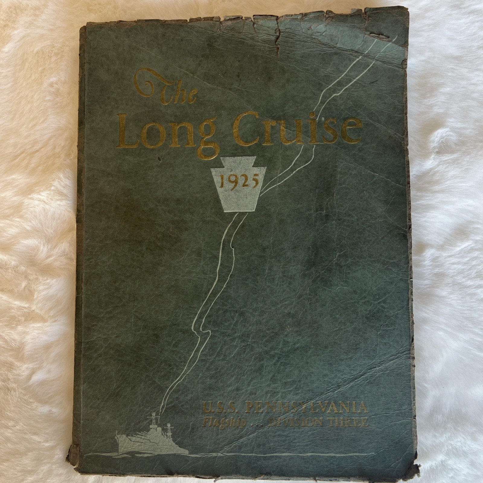 1925 USS Pennsylvania Cruise Book The Long Cruise RARE Flagship of Division 3