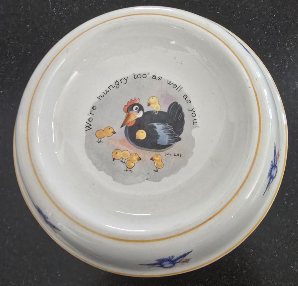 VTG 1920\'s Child\'s Food Dish, John Held Jr. Illustration