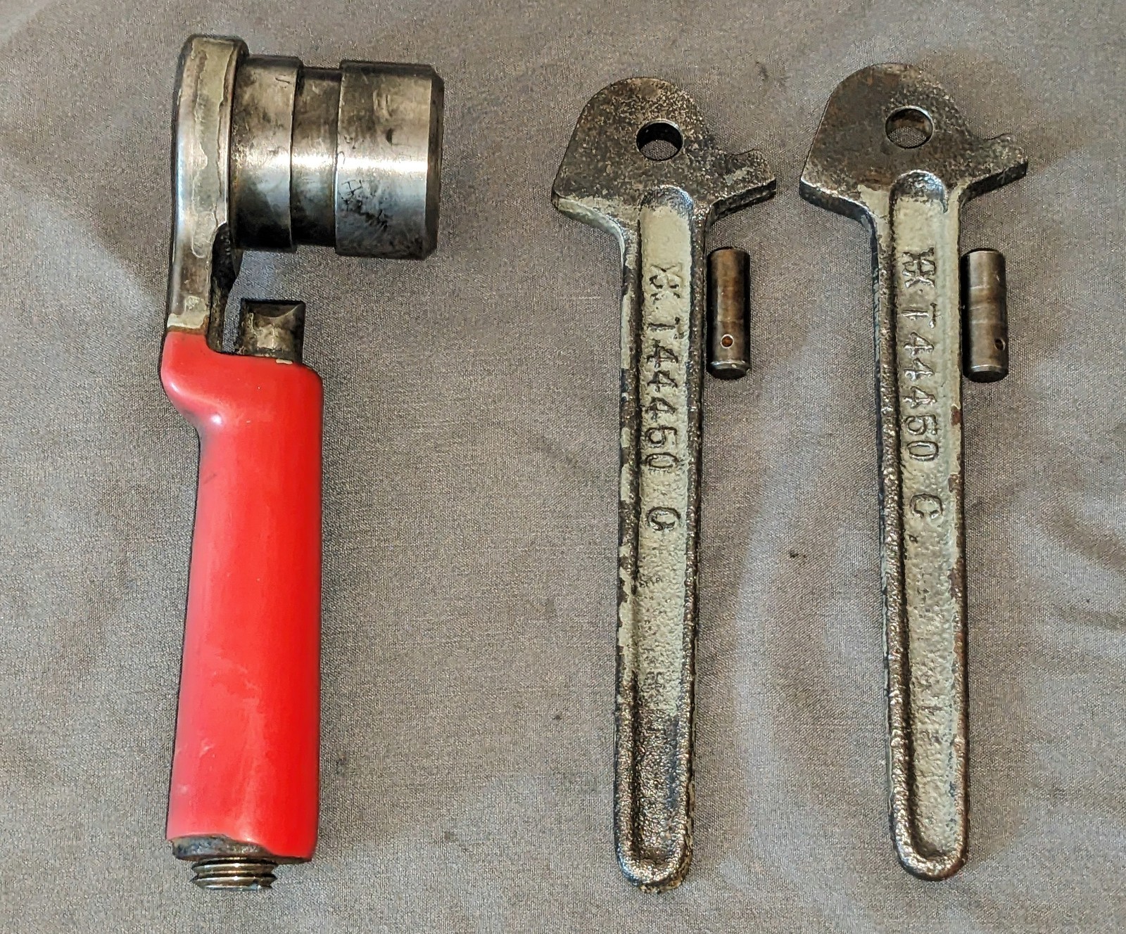 WABCO LOCOMOTIVE BRAKE HANDLES LOT OF 3 VINTAGE WABCO TRAIN BRAKE HANDLES USA