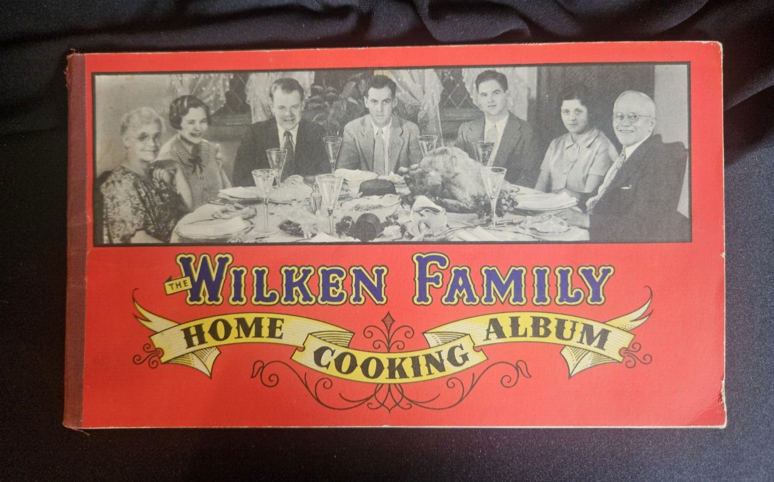 Vintage 1935 Wilken Family Whiskey Home Cooking Album Book