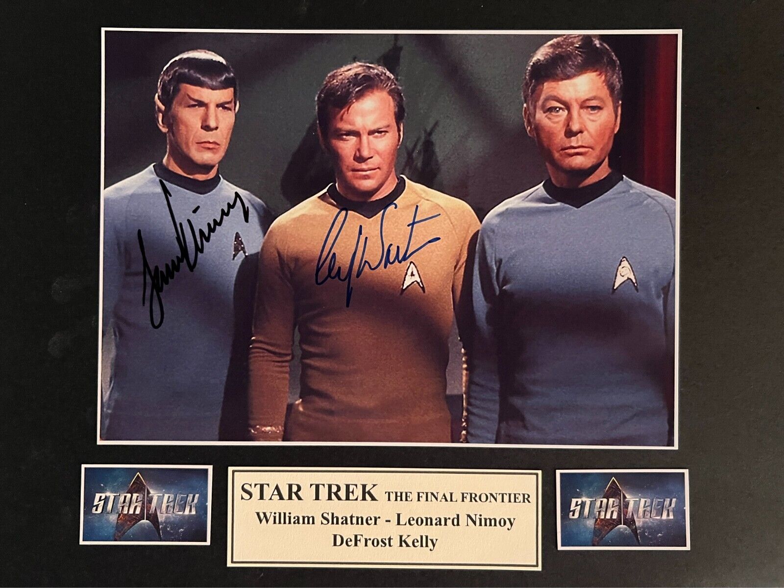 Star Trek cast signed photo autographed 8x10 inches