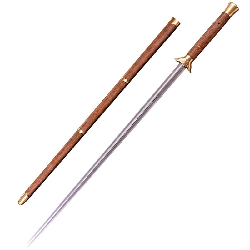Wushu Two Hand Flexible Jian Sword Stainless Steel Chinese Taichi Sword