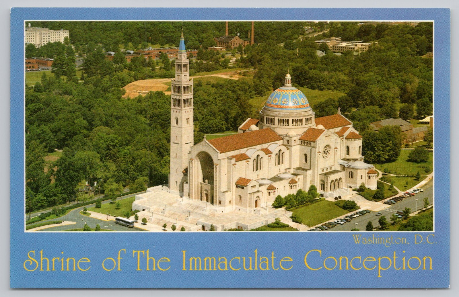 Postcard Shrine of the Immaculate Conception Washington DC