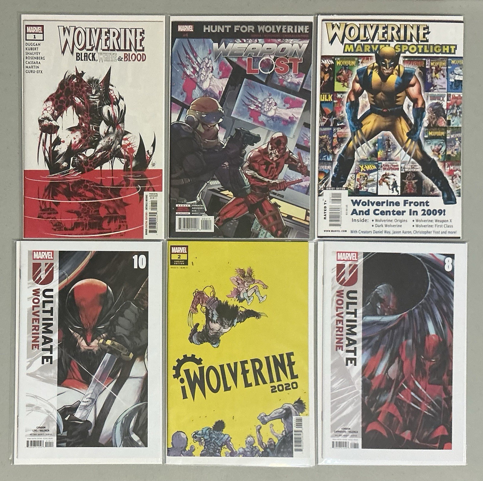 🔥Wolverine Lot: #1 4 39 10 2 8🔥NM+(9.4-9.8)🔥Black White Blood 2020 Ultimate 🔥Wolverine Lot: #1 4 39 10 2 8🔥NM+(9.4-9.8)🔥Black White Blood 2020 Ultimate