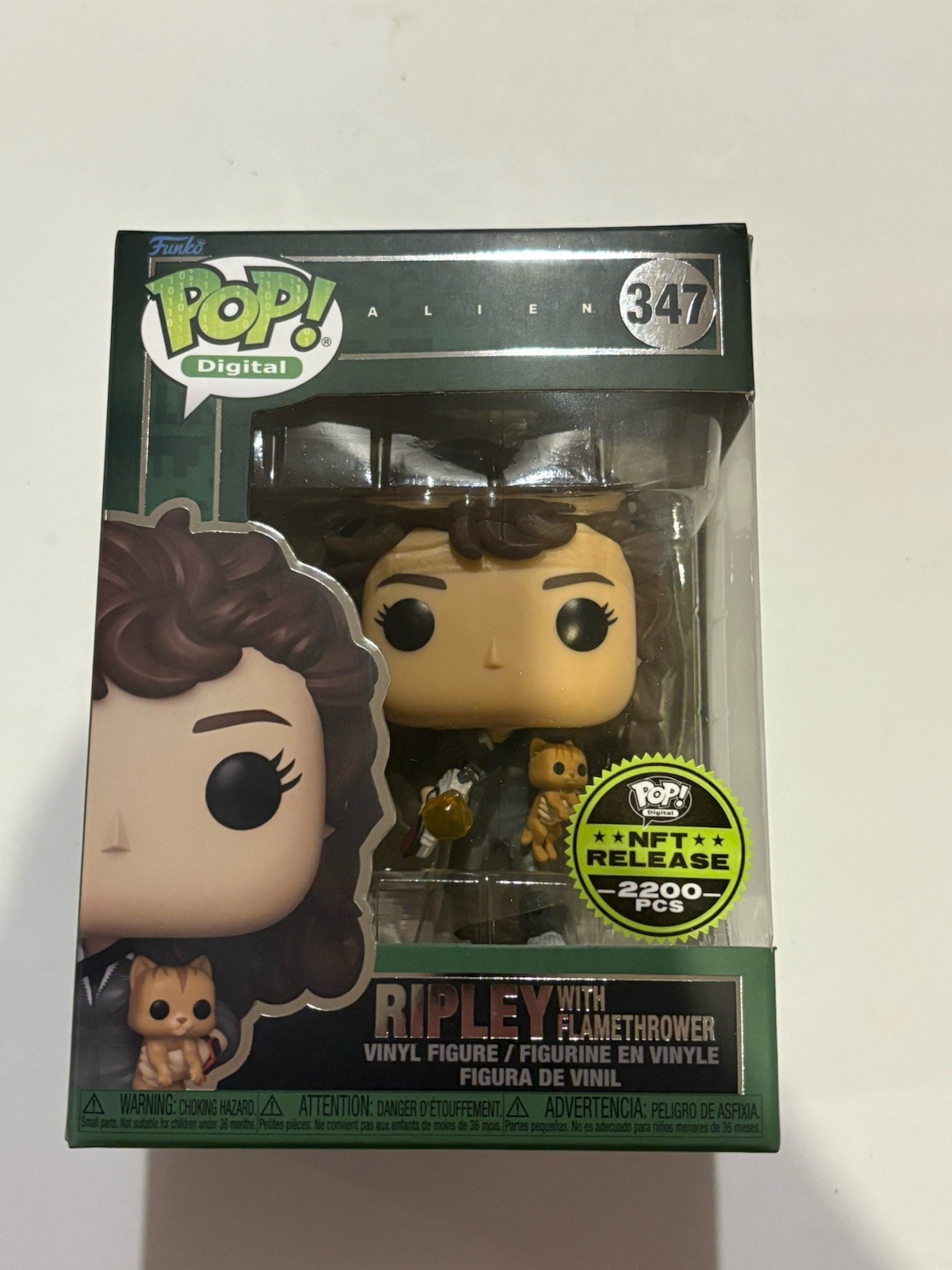 Funko Pop Digital Alien Ripley with Flamethrower #347 Limited Edition