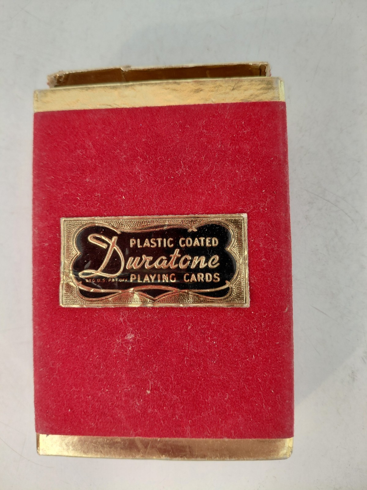 Vintage Duratone Plastic Coated Playing cards
