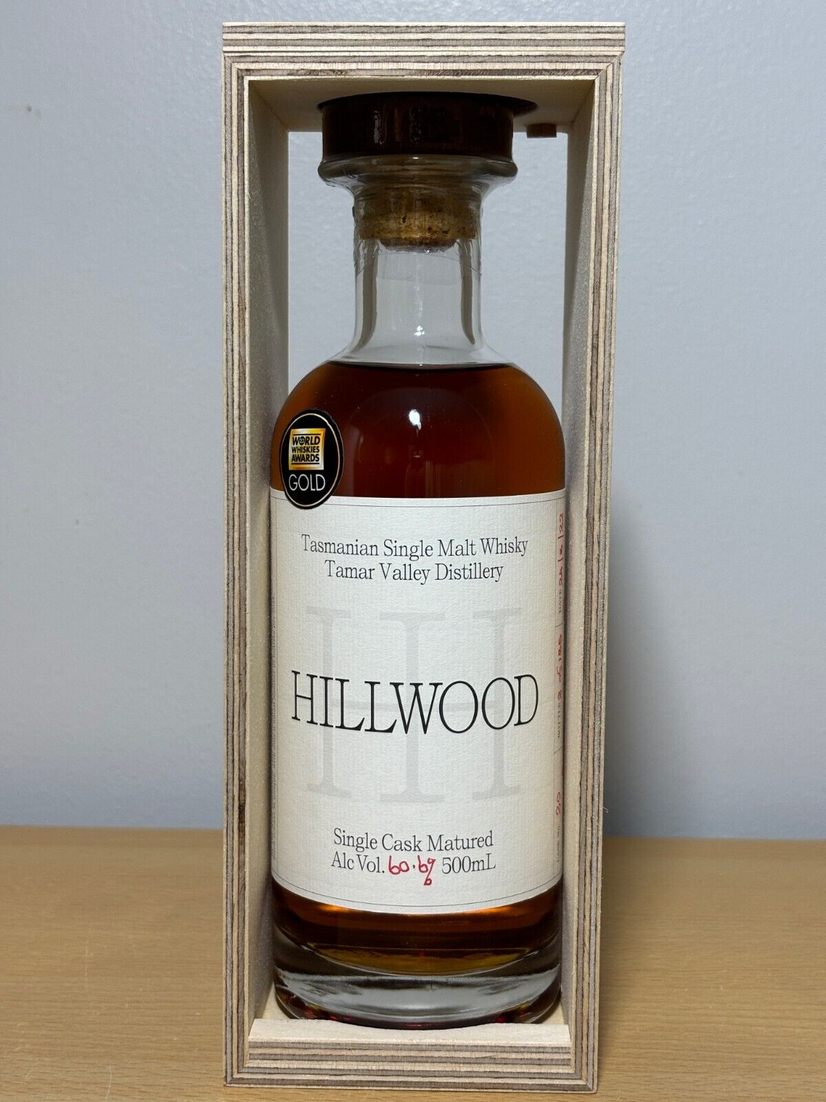 Hillwood Sherry Cask No.20 WWA 2023 Category Winner Single Cask whisky