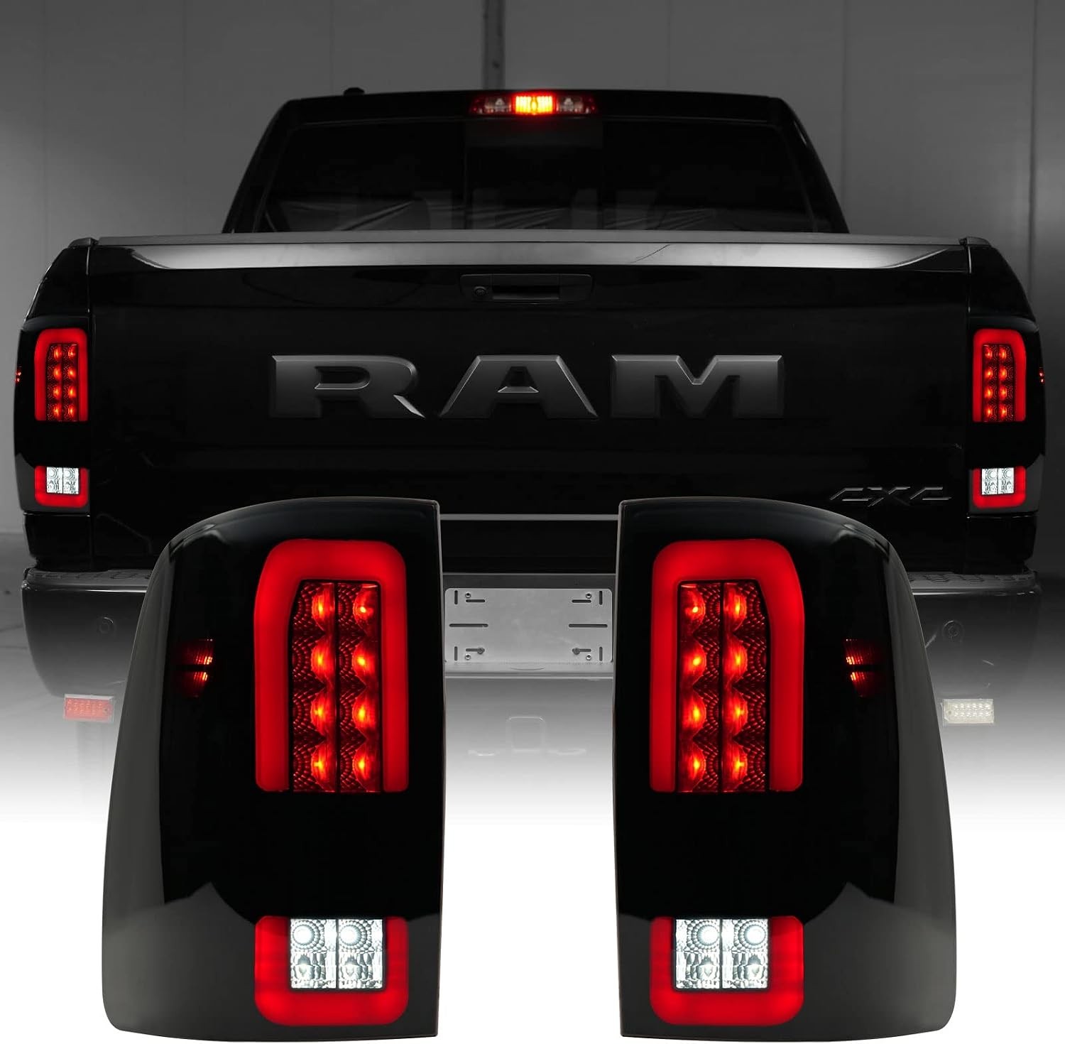 Upgrade LED Tail Lights Compatible with Dodge RAM 1500 2009-2018, Ram 2500 3500 Upgrade LED Tail Lights Compatible with Dodge RAM 1500 2009-2018, Ram 2500 3500