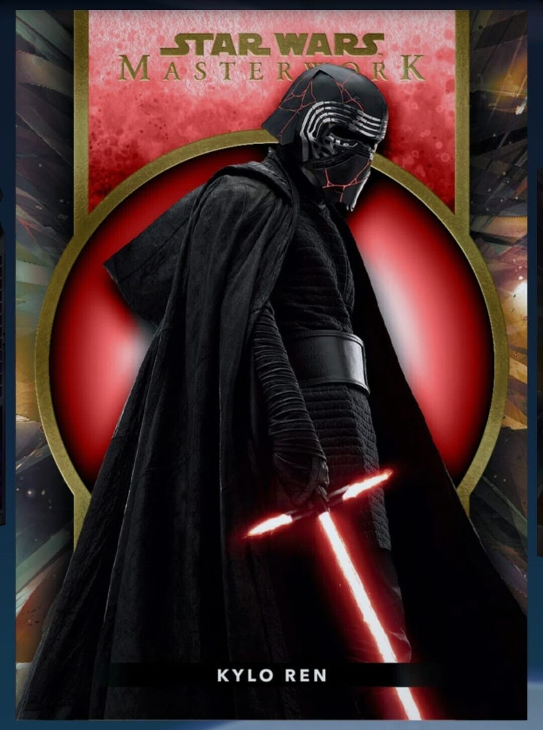 Topps Star Wars Card Trader Masterwork 2024 Base Red Legendary Kylo Ren