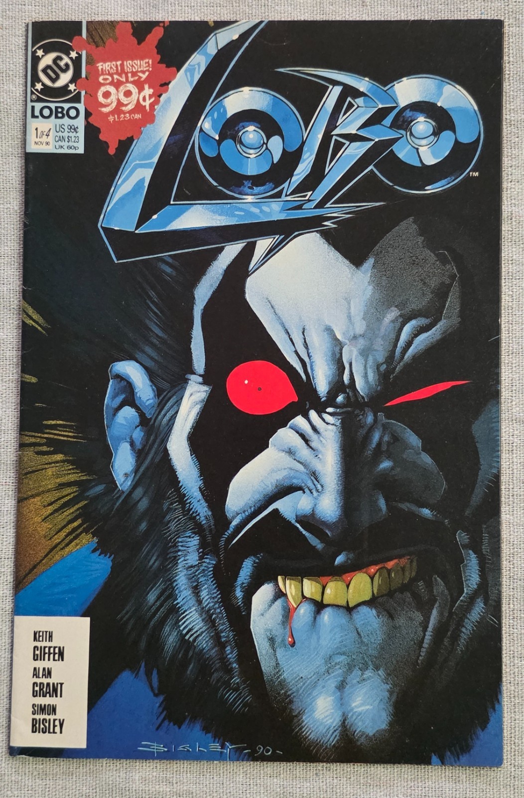 LOBO #1 1st Printing (DC 1990 1st Series) Fine condition