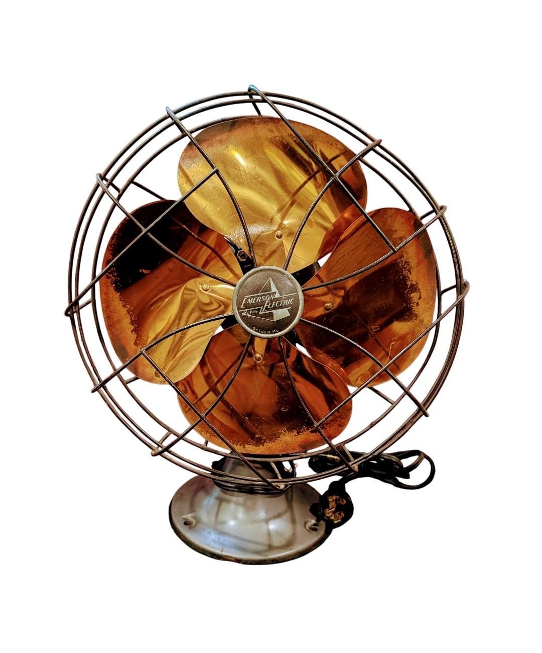 Vintage Emerson Electric desk Fan \