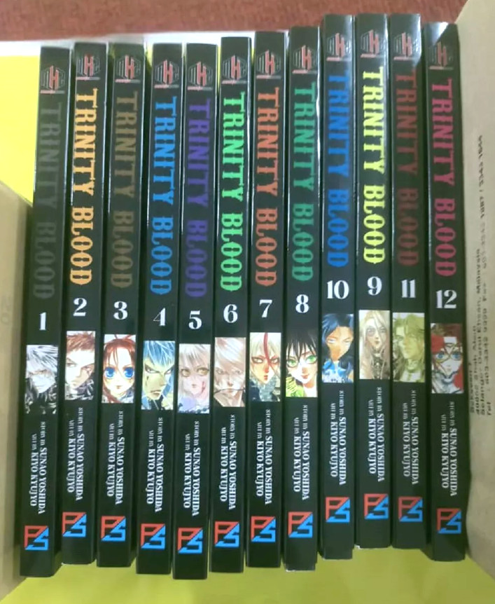Trinity Blood Manga English Volume 1-12 FULL SET By Sunao Yoshida DHL EXPRESS