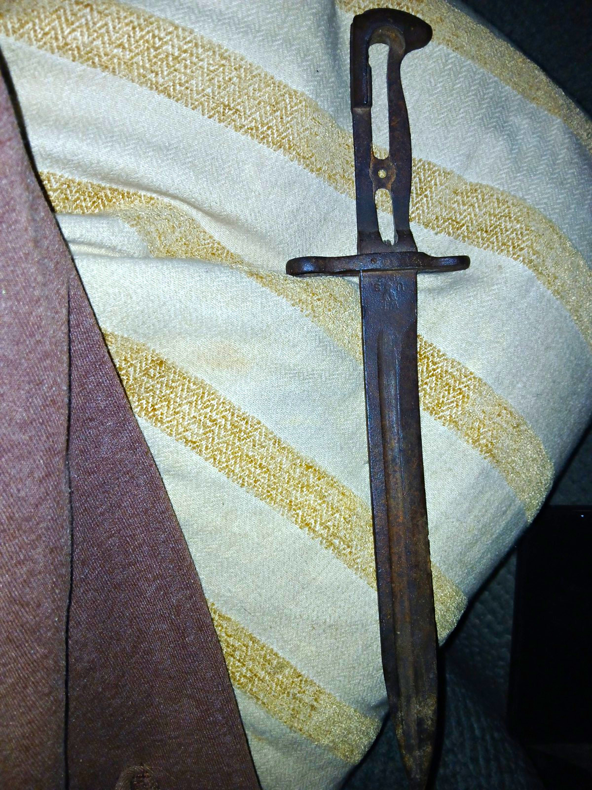 WWI U.S. M1917 Bayonet Knife, Original, W F / U.S. Marked, 1917-1918 WWI U.S. M1917 Bayonet Knife, Original, W F / U.S. Marked, 1917-1918