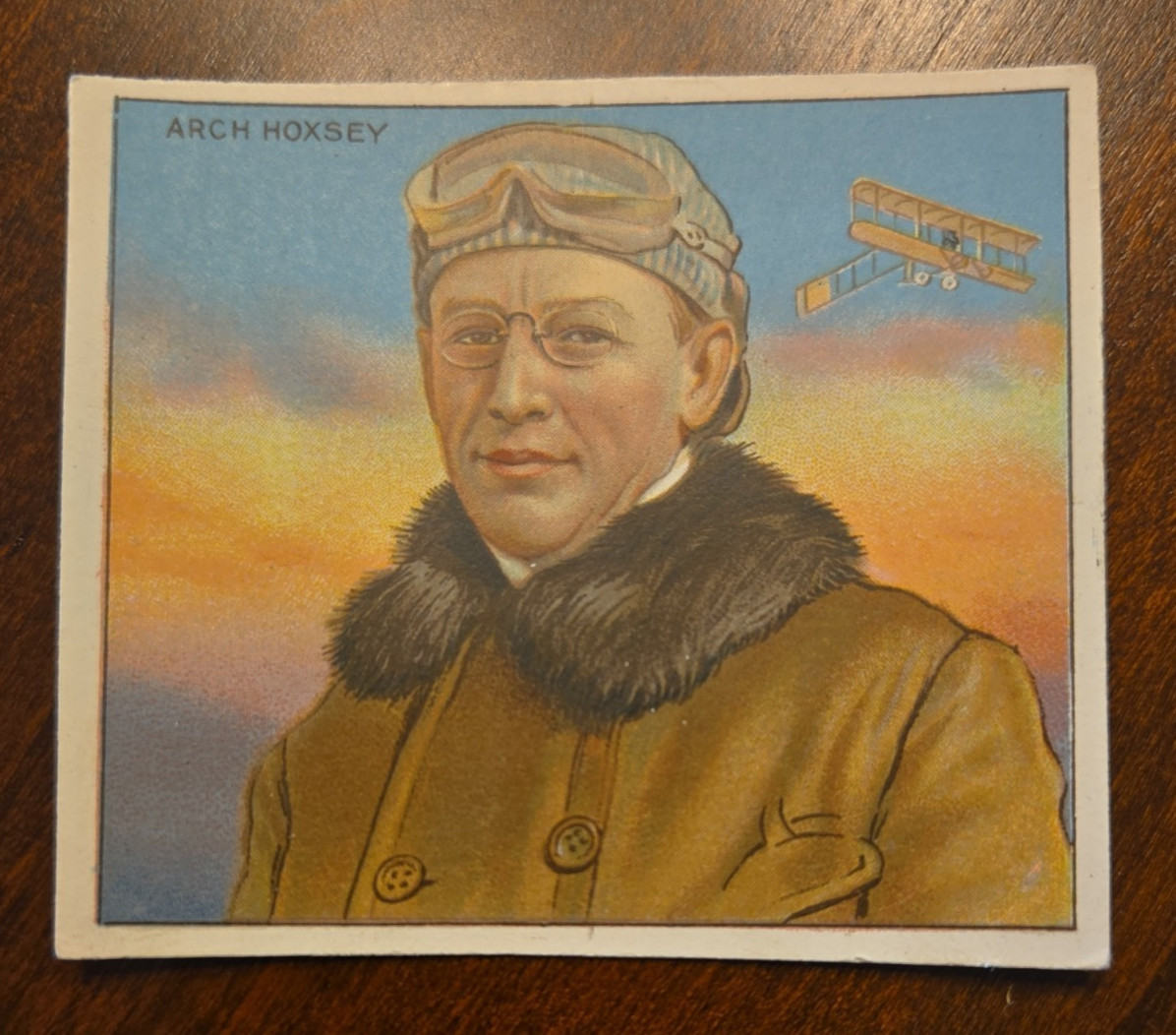 1910 Mecca Cigarettes Champion Athlete Tobacco ~ Arch Hoxsey Aviation T-218 1910 Mecca Cigarettes Champion Athlete Tobacco ~ Arch Hoxsey Aviation T-218